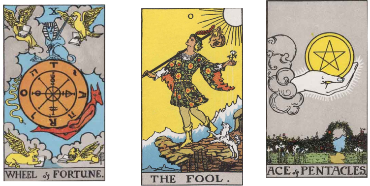 Click for a three card tarot reading.